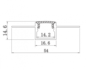Drywall Recessed profile