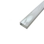 Extra-Wide Aluminum Channel for LED Strip - Surface Mount (2.5m/8ft)  23 mm (7/8 inch) wide x 10 mm (3/8 inch) high