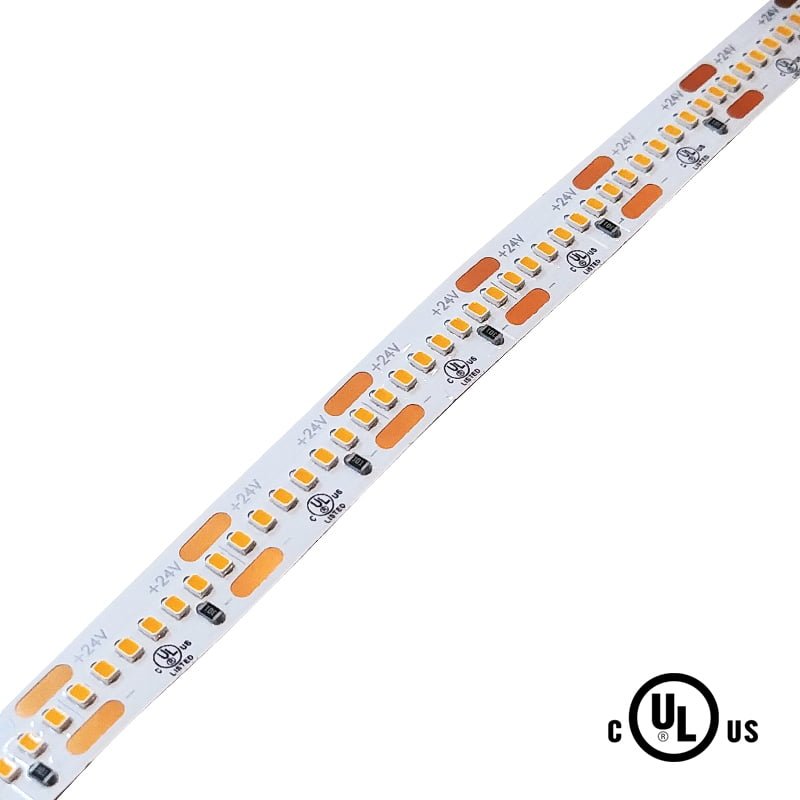 Lumistrips Starter-Set LumiFlex COB LED Strip with continuous light warm  white CRI90 2700K 5690lm 24V 5m roll with driver and dimmer