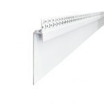 Baseboard Aluminum Channel for LED Strip - Mud-In Mount (2.5m/8ft)