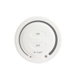 1-Zone Round Touch Wireless Dimmer Control (Wall Mount)