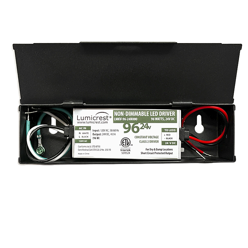 96 Watt Non-Dim 24V Hardwire Power Supply - Image 2