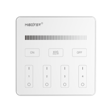 4-Zone Wireless Dimmer Wall Mount Remote