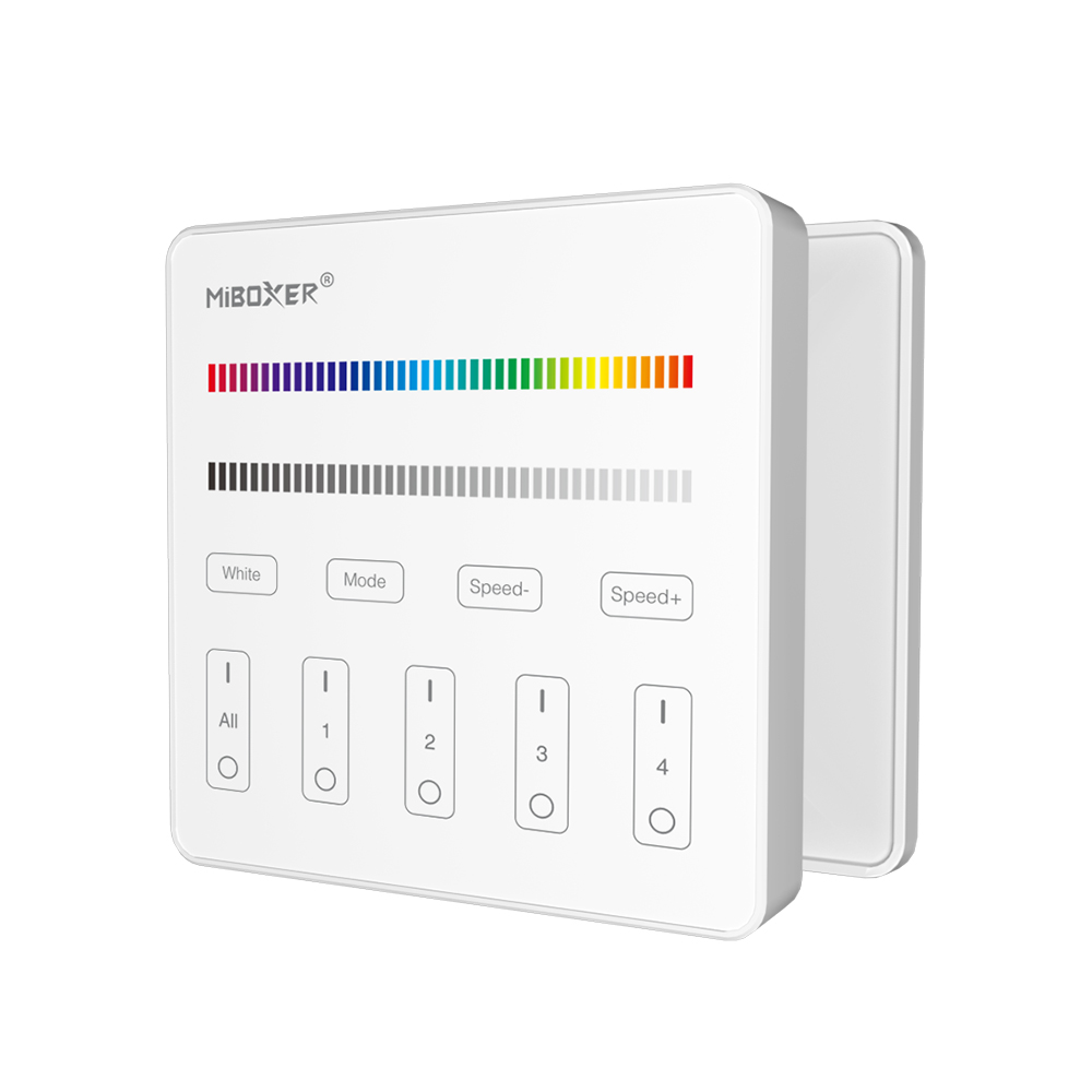 RGBWW 4-Zone Wireless Wall Mount Remote - Image 2