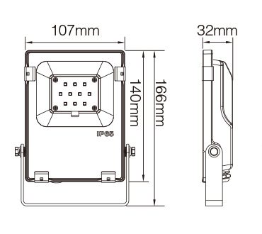 RGBWW Indoor-Outdoor Colour Changing 160° Floodlight (+ Options) - Image 6