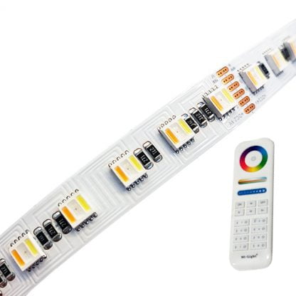 omfavne Diskriminering af køn Mærkelig RGBWW LED Strip – High Density, 96 LEDs/m, 5m/16.4 Reel (+ Optional  Controller and Power Supply) - Lumicrest LED Lighting