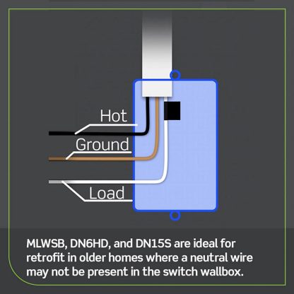Leviton Smart Dimmer No-Neutral Wiring