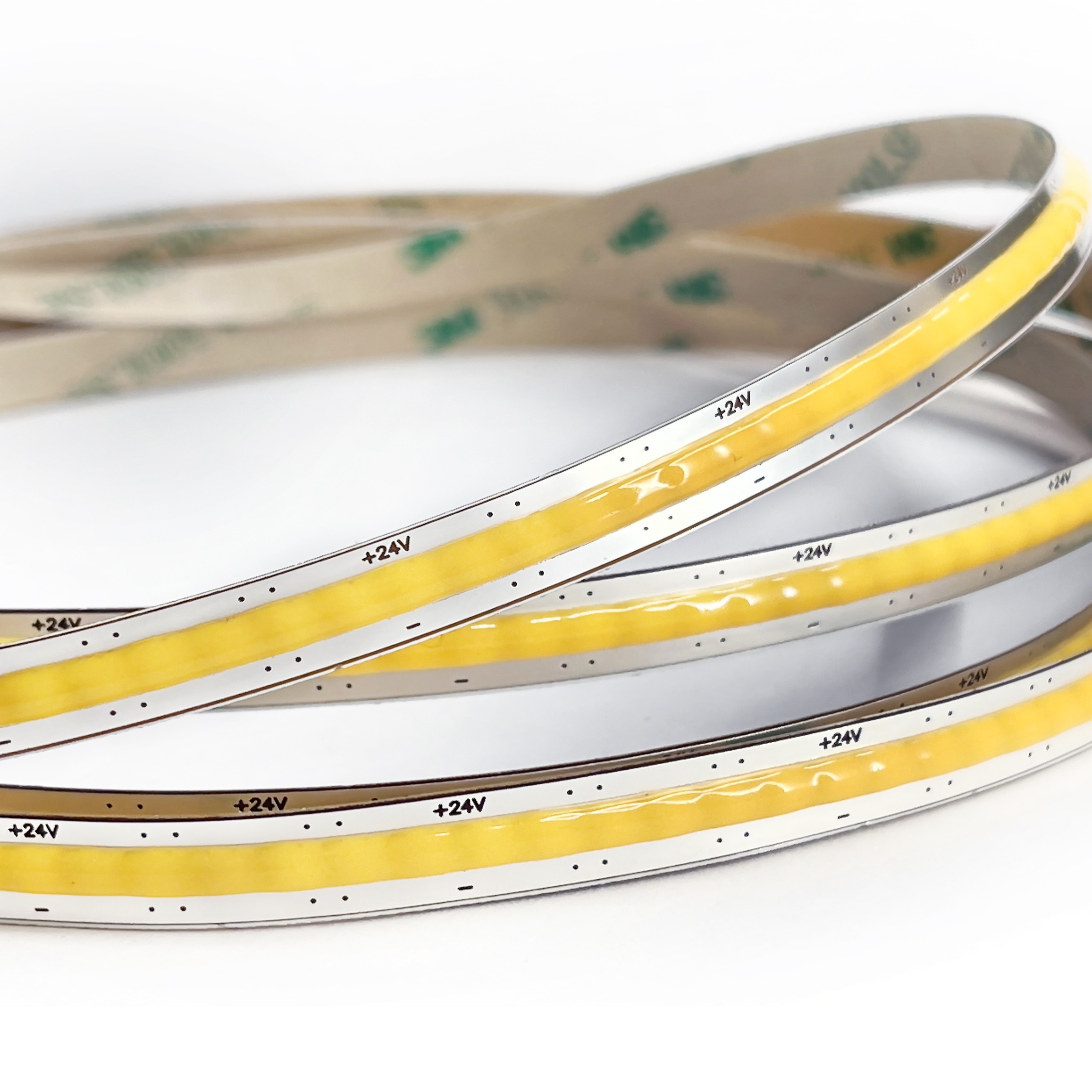 FREECUT 24v High CRI White Dotless Strip Lights, 10 watts/m, 5m (16.4 ft.) (+ Options)