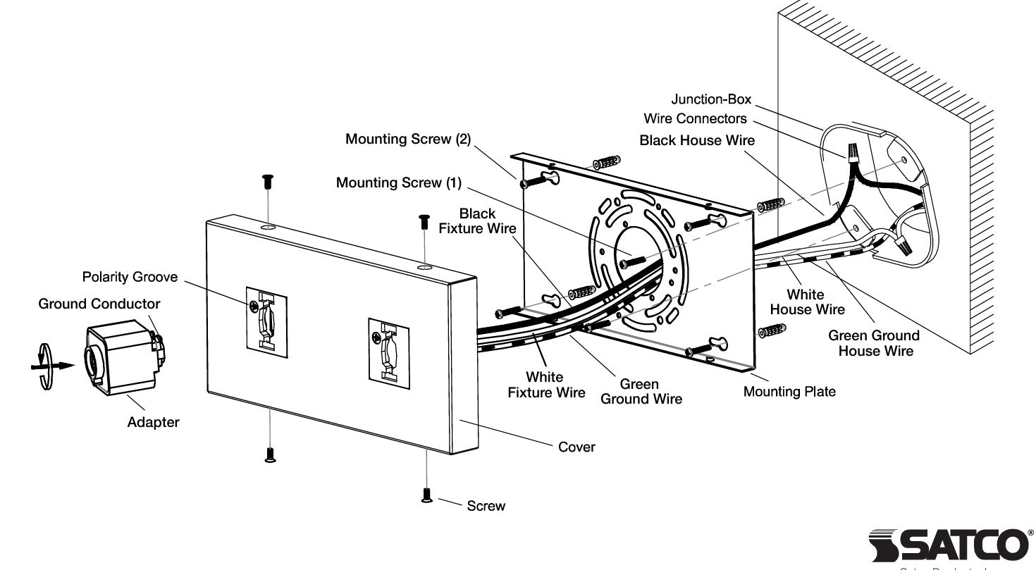 Rectangle Double Monopoint Connector, H-Type - Image 9