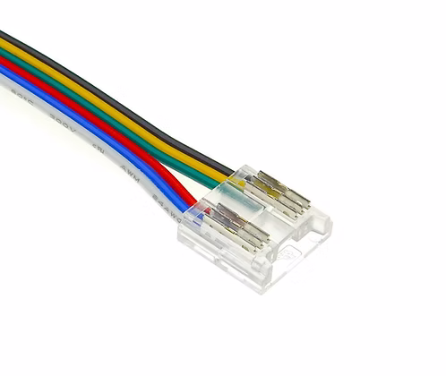 RGBWW Strip to Wire Connector