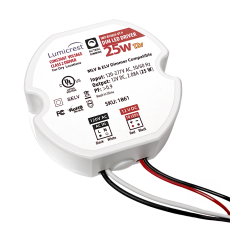 25 Watt Dimmable 12V Compact Constant Voltage Hardwire Power Supply