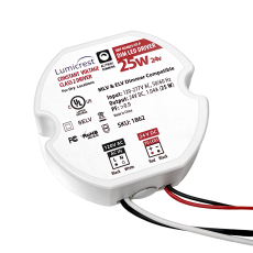 25 Watt Dimmable 24V Hardwire Constant Voltage Power Supply